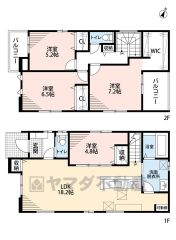 オールフローリングをご希望の方にオススメの4LDK。