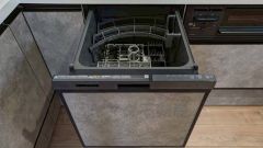 炊事時間を大幅に短縮できる食器洗浄乾燥機付き＾＾食器を洗う手間が減るので家族とのコミュニケーションの時間や自分の時間が増えますね。