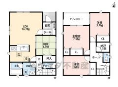 和室含む4LDK＆2階廊下に居室から独立したストレージルーム付き＾＾