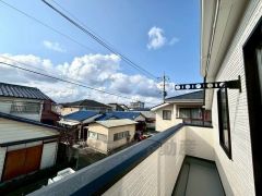 バルコニーからの眺望。