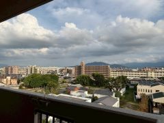 バルコニーからの眺望です。