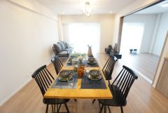 リビングは広々として家具の配置も色んなパターンが考えられますね。