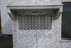 メールボックス屋外側。