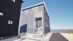 外観完成予想図。